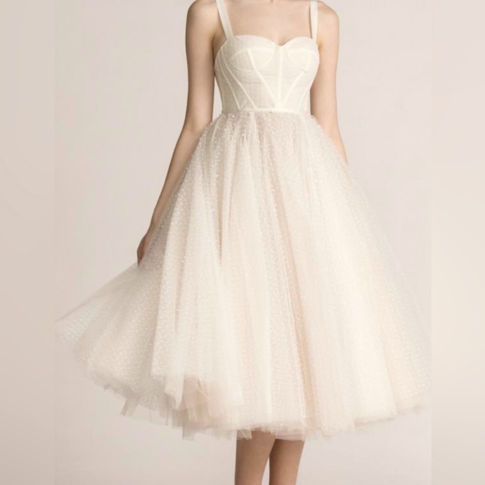 BHDLN By Watters Ivory/Nude wedding dress, Size 4